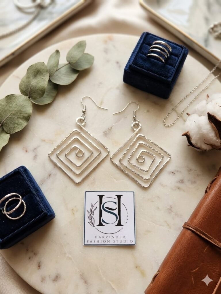 HFS Silver Vortex Dangles