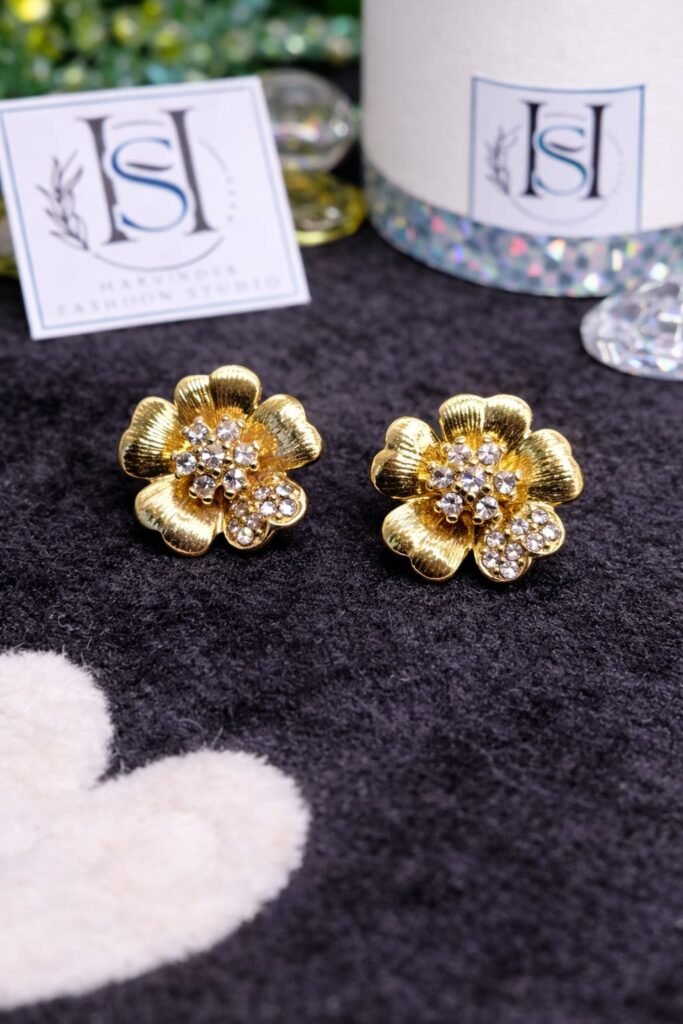 HFS Golden Bloom Studs
