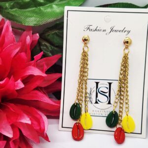 HFS Golden Tropic Cascade Earrings