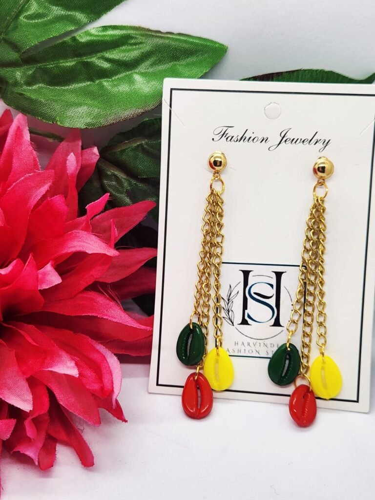 HFS Golden Tropic Cascade Earrings