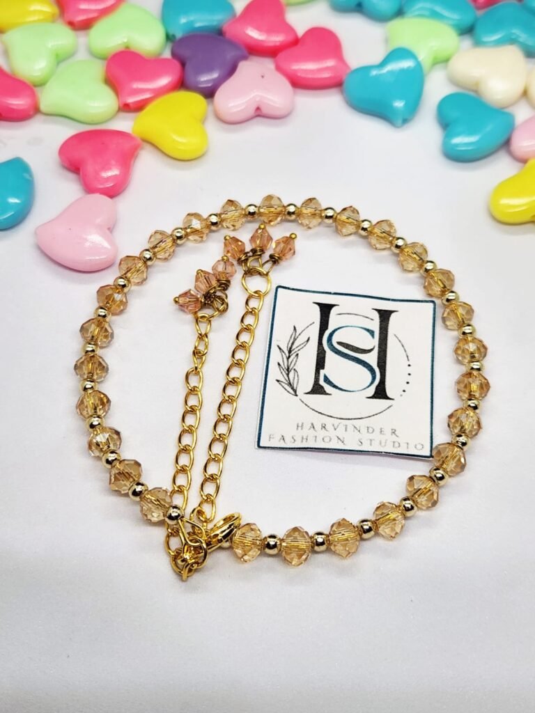 HFS Champagne Crystal Elegance Bracelet