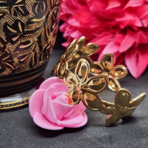 HFS Anti-tarnish flower metal Piece