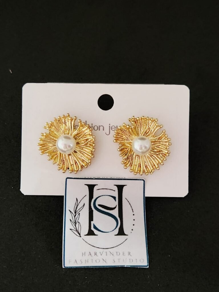 HFS Sunburst Pearl Studs