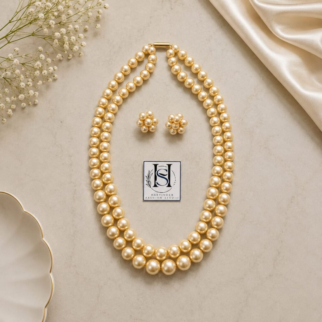 HFS The Golden Pearl Neckless Set