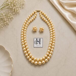 HFS The Golden Pearl Neckless Set