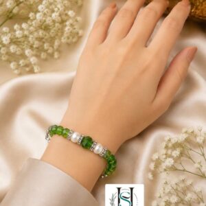 HFS Olive & Pearl Harmony Bracelet