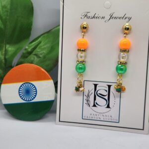 HFS The Tiranga Drop Earrings