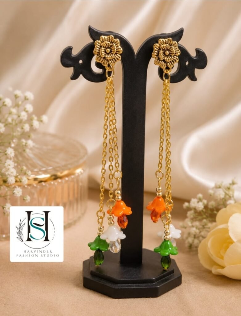 HFS Aazadi Blossom Drop Earrings