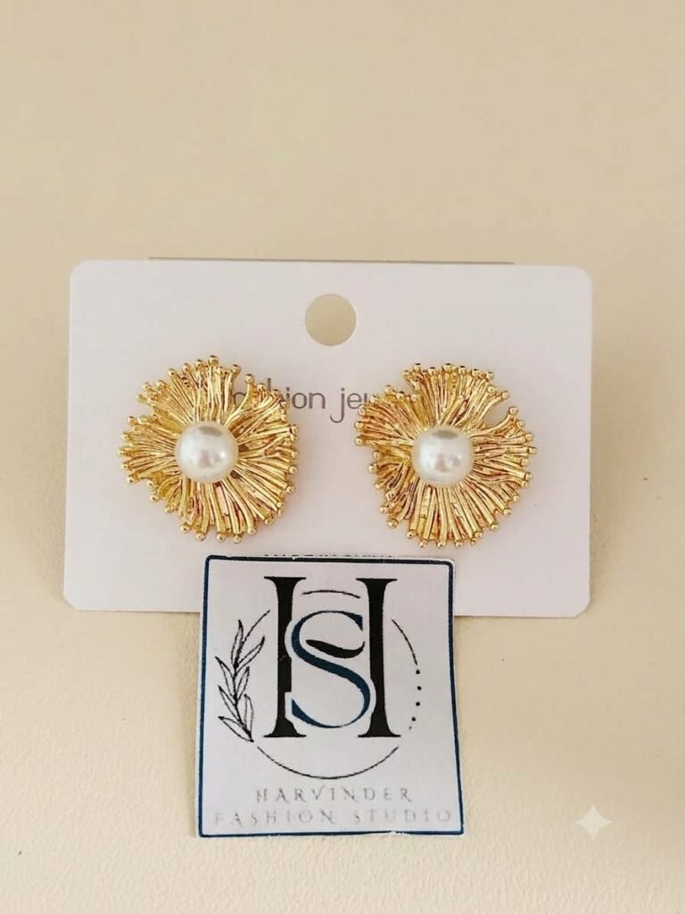 HFS Sunburst Pearl Studs