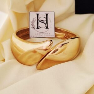 Anti Tarnish Metal Bangle adjustable