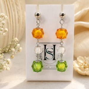 HFS Tiranga Geometric Dangles