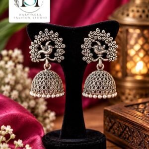HFS Dancing Bird Antique Jhumkas