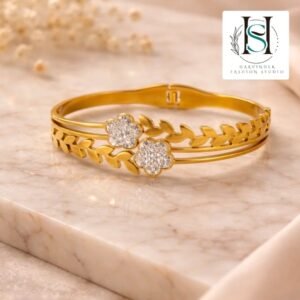 HFS Anti Tarnish Twin Flora Bracelet