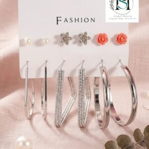 HFS Combo Of 6 Pair Of Earrings