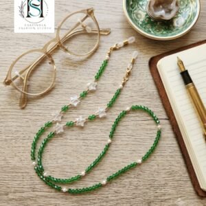 HFS Unisex Pearl Beaded Spectacle Chain