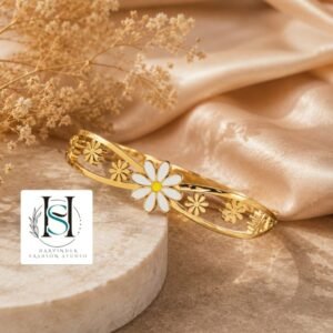 HFS Anti Tarnish Daisy Grace Bangle