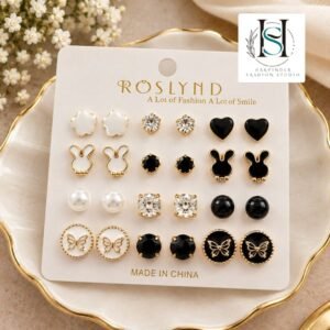 HFS Black And White Korean Premium Tops Combo [Pack Of 12]