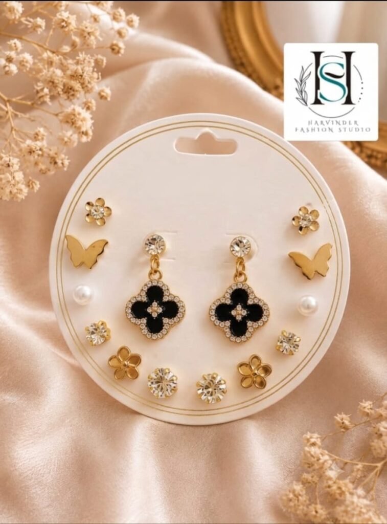 HFS Combo Of 7 Pair Of Earrings